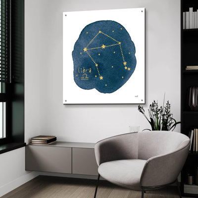 'Horoscope Libra' by Moira Hershey Acrylic Glass Wall Art