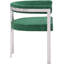 Fauteuil en velours Marcello Kenlea-2141634414