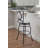 Vinciguerra Swivel Upholstered Adjustable Height Counter Stool with Metal Frame
