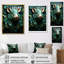 Emerald Flower Hog sur toile-77876190-77876179