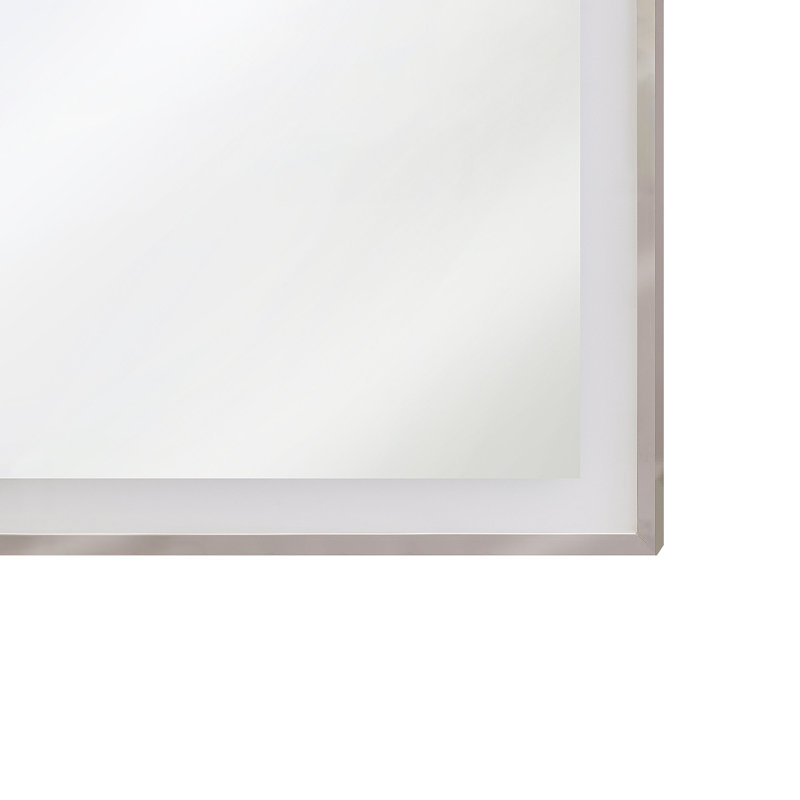 Ilene Flat Wall Mirror, 60cm H x 80cm W