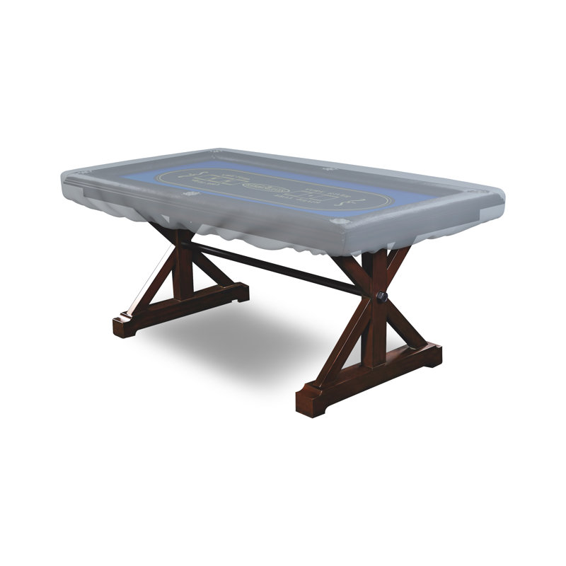 Housse de table de poker polyvalente pour l'intérieur et l'extérieur, gris, L 42 po x l 84 po