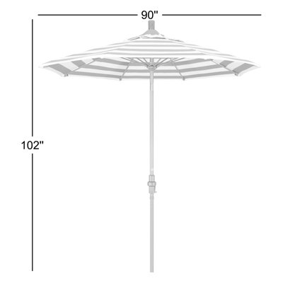Parasol de marché 7,5 pi Brent