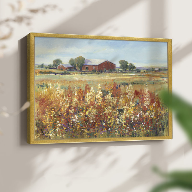 Country View II - Reproduction encadrée - Restickable