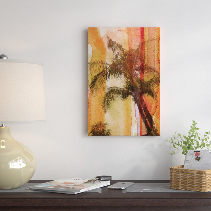 « palm tree » par irena orlov, reproduction de photo sur toile tendue, H 12 po x l 8 po x P 0,75 po, Pas de tapis