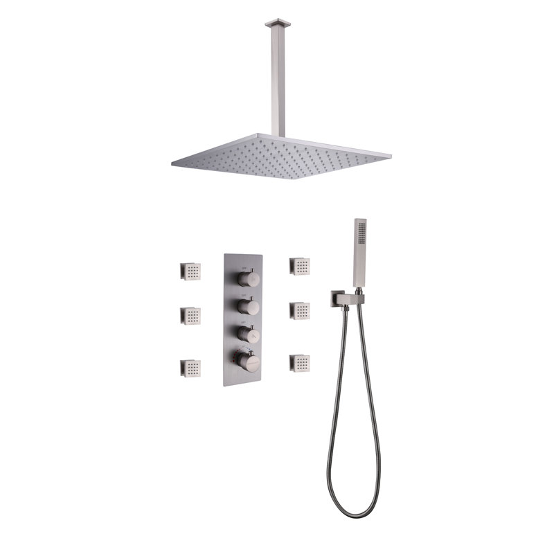 All-In-One Kit with Rough in-Valve, Brushed Nickel