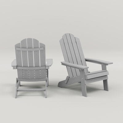 Chaise Adirondack pliante en plastique pour l'extérieur