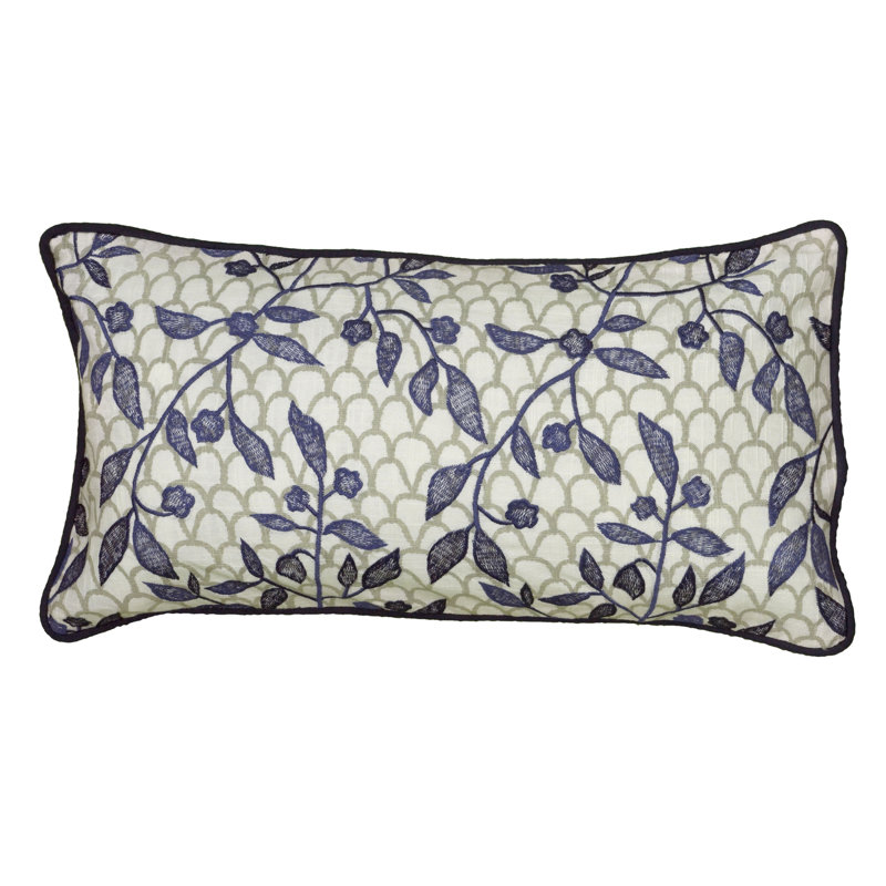 Floral Reversible Throw Pillow