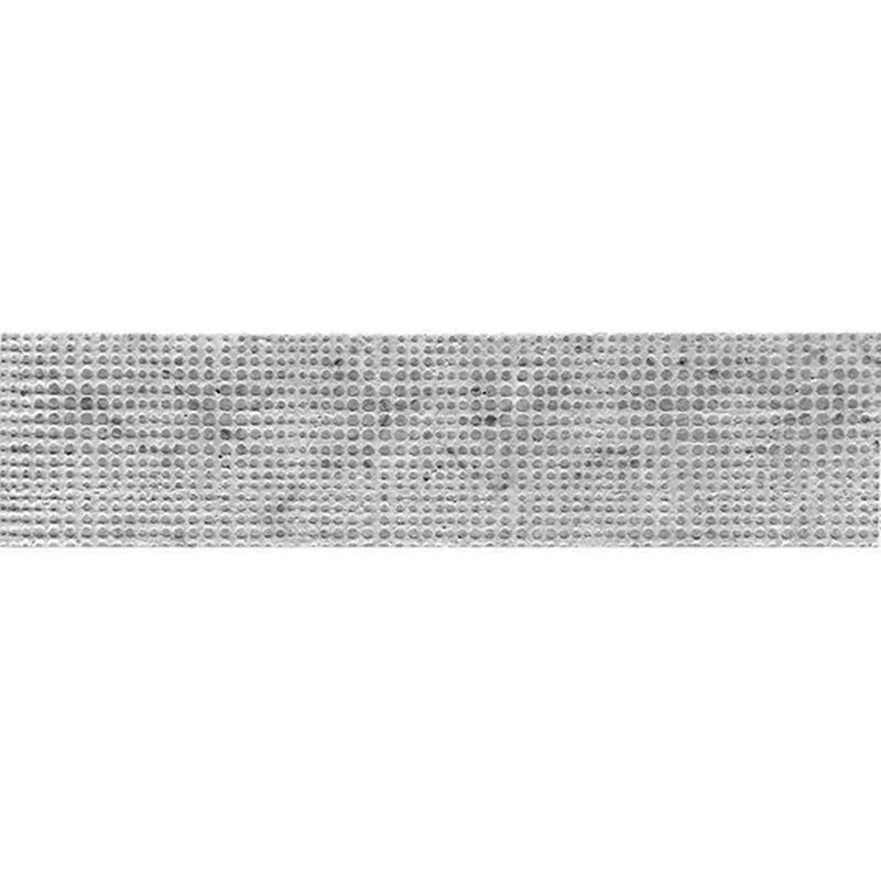 Carreau de plancher et de plancher de métro en pierre texturée à motif gravé 3 x 12 po Artisana, Calcaire gris