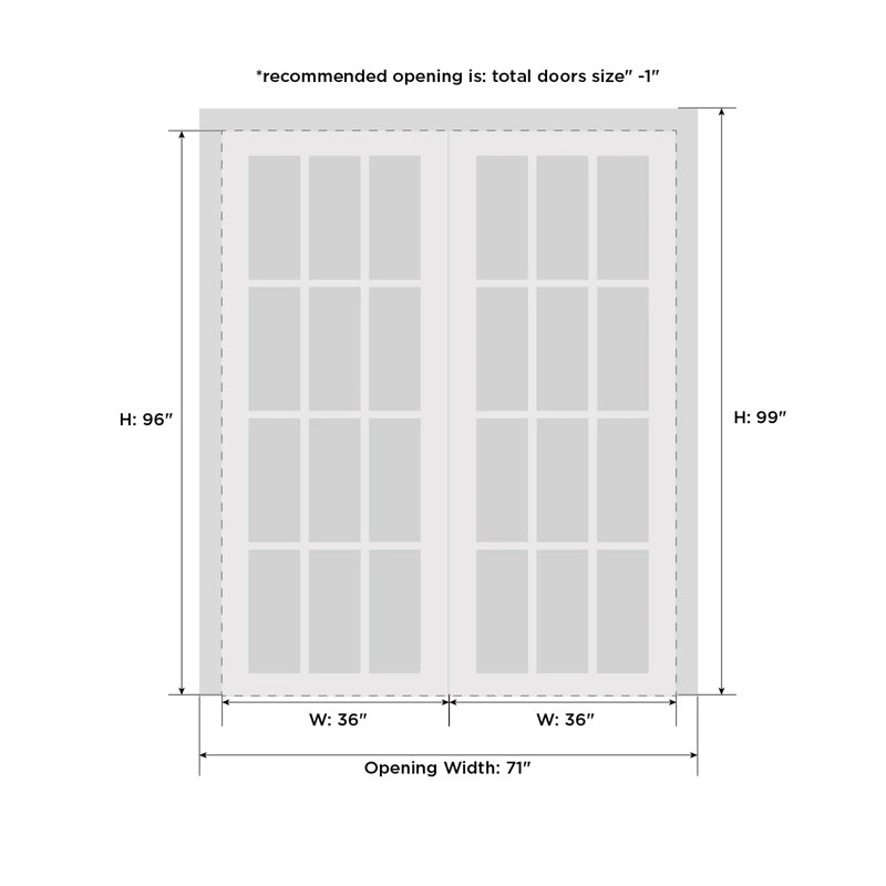 Finition en bois massif manufacturé, Gris mat, 72 po x 96 po