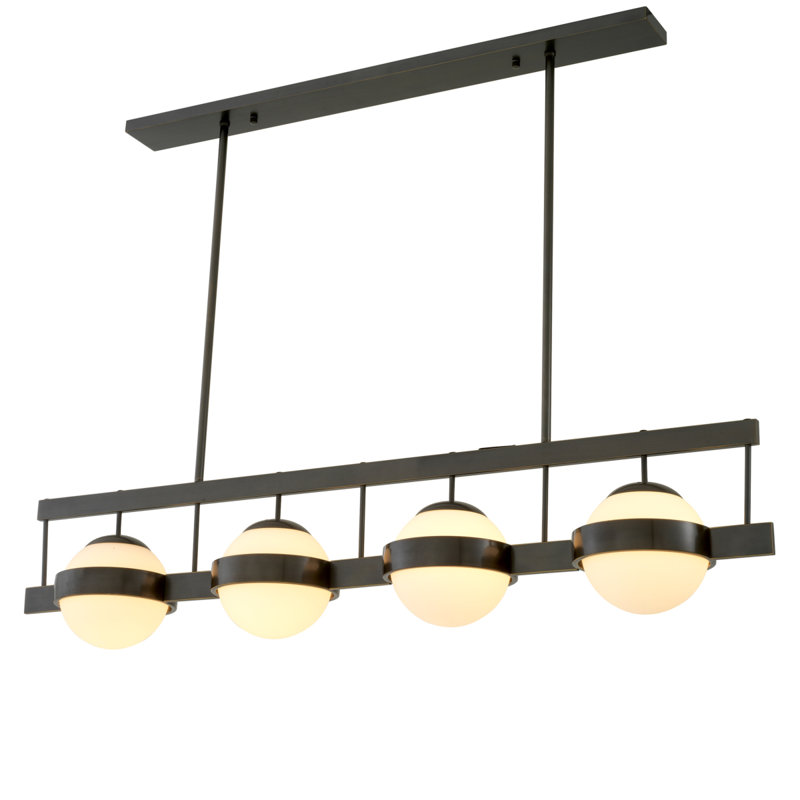 Biba 4 - Light Chandelier, Bronze