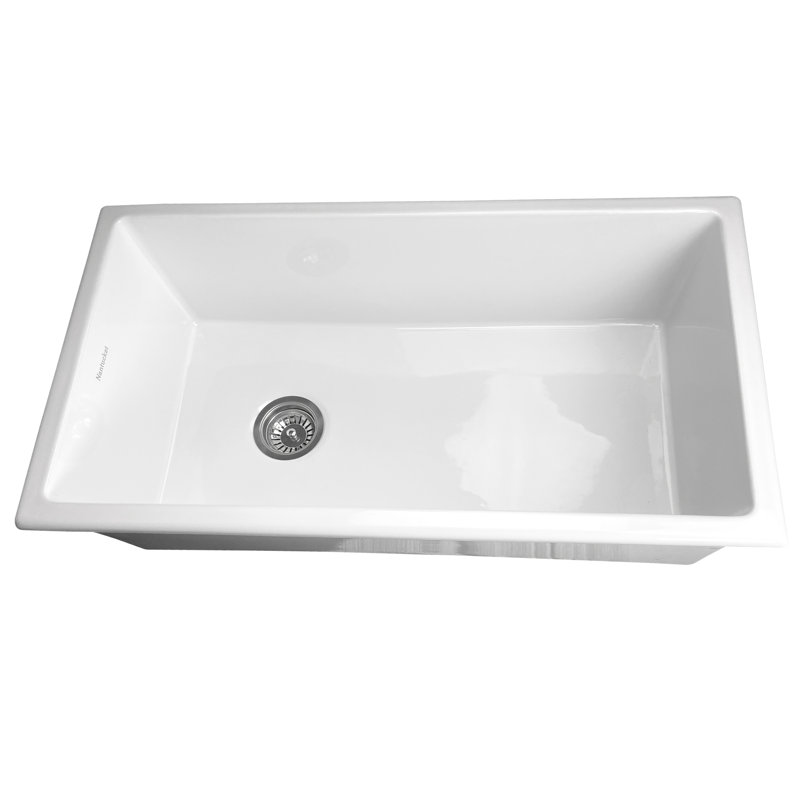 Cape 34.25" L x 18.5" W Undermount Kitchen Sink