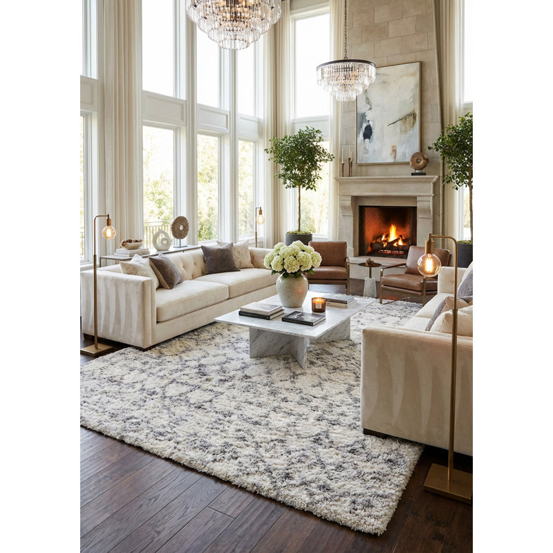 Raschad Indoor Rug, Rectangle 6'6" x 9'4"