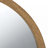 20"Circle Wall Mirror with Wooden Frame-269238896