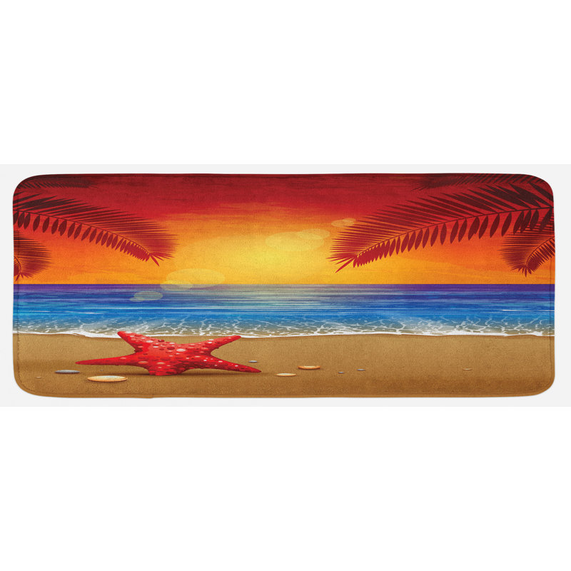 Tapis de cuisine tropical