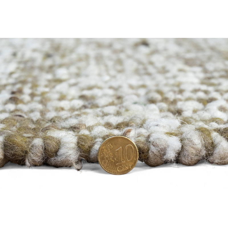 Tapis performance noué à la main Darcy - vert - 10 pi x 14 pi, 10 pi x 14 pi, Verde