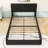 Upholstered Bed with RGB LED and Built-in Bluetooth Speakers-794164975-794164968