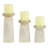 9.90'' H Wood Tabletop Candlestick
