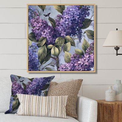 " Purple Lilacs Fragrant Blossoms II "