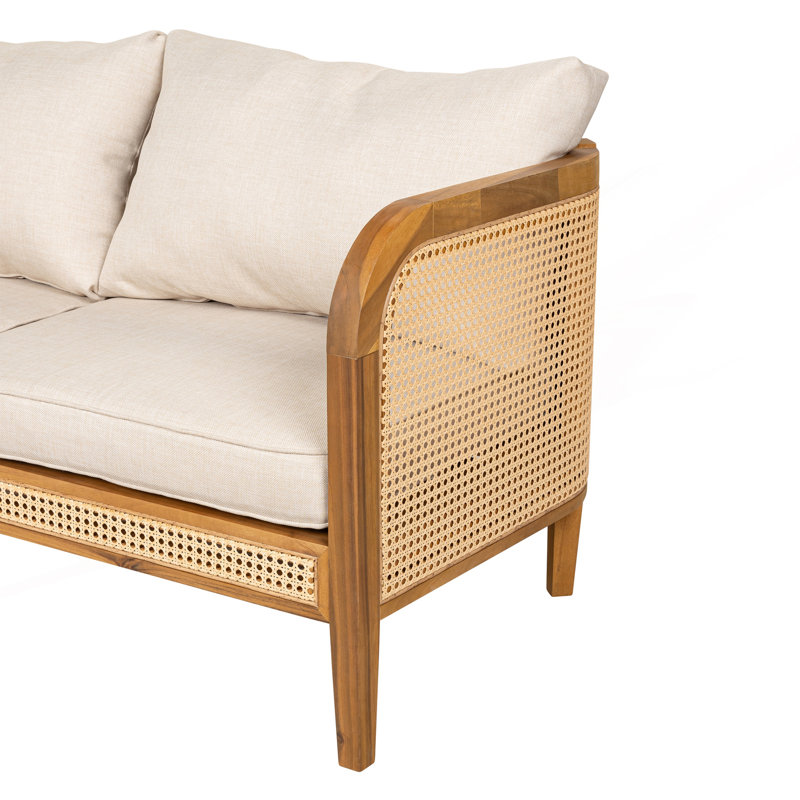 Modern Outdoor Patio Cushioned Sofa