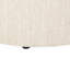 Repose-pieds beige raffiné avec revêtement l 28,02 po x P 28,02 po x P 16,88 po. Élégant revêtement pour chambre à coucher, l 27,5 po x P 27,5 po