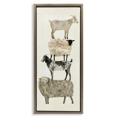 Stacked Sheep & Goats