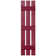 Three Batten, Three Board Open Vinyl Shutters Pair