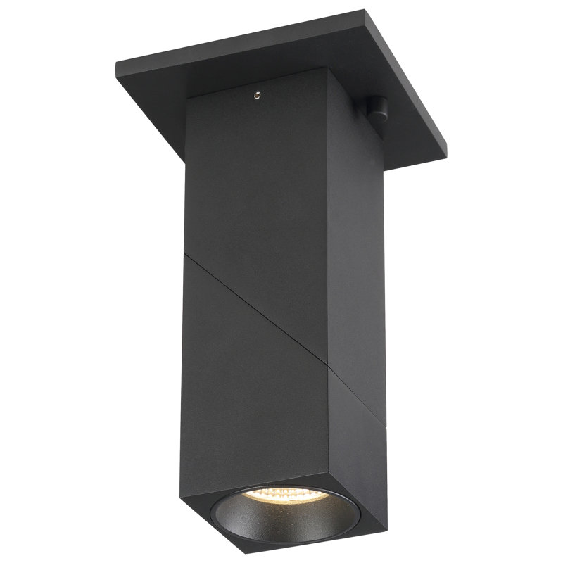 Transformer Dual Voltage Adjustable LED Spotlight - Black Finish