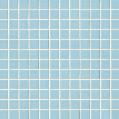 True 1" x 1" Porcelain Grid Mosaic Sheet Tile