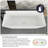 66" White Acrylic Freestanding Bathtub