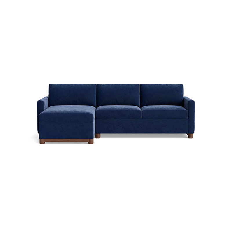 Reve Sofa with Chaise (with Storage), Chaise On Left, Performance Velvet - Uniform