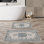 Ensemble de luxueux tapis de bain (2 pièces), 100% polyester, antidérapant, antibactérien | Dimensions: 19,7 po x 23,6 po et 23,6 po x 39,4 po | Tissu ultra-absorbant et facile à nettoyer, lavable à la machine à 86 ° F | Parfait pour la salle de bain ou le spa