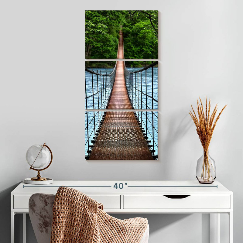 Jungle Rope Bridge, 32" H x 15" W
