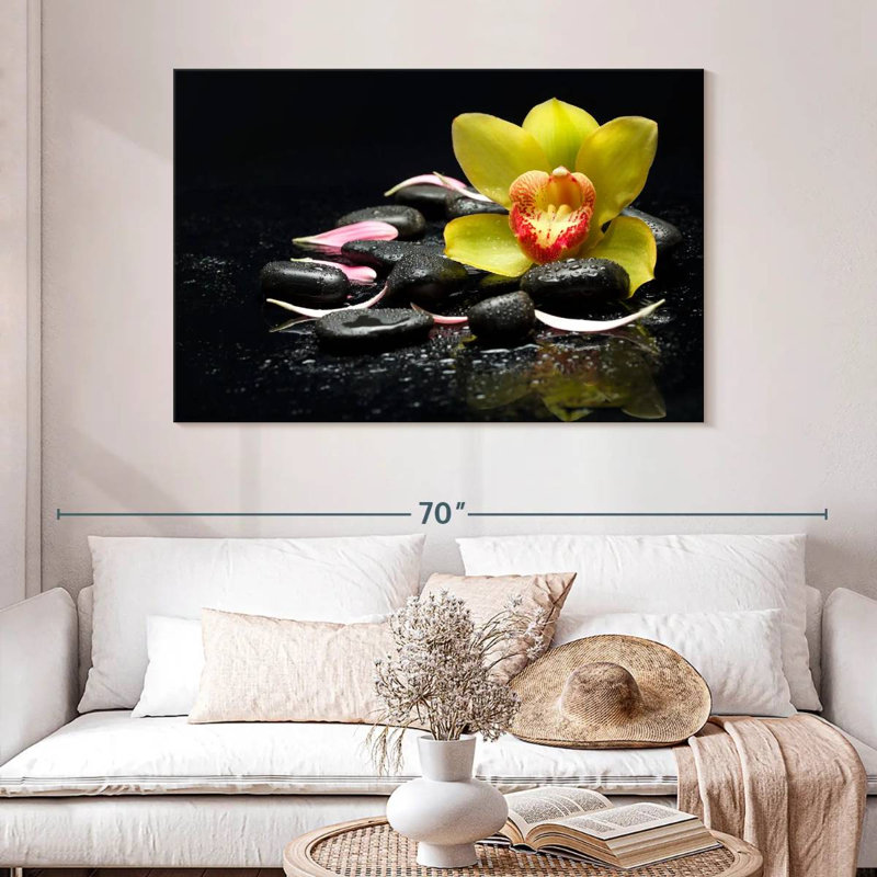 Harnek Orchid Spa Stones, 32" H x 48" W