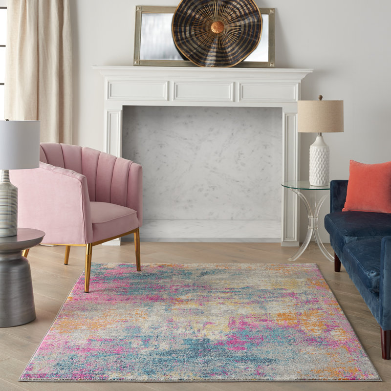 Abbate Abstract Indoor Rug, Rectangle 8' x 10'