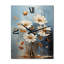 Horloge murale moderne Brittoni - Daisies-795645227