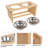 PETMAKER Elevated Dog Bowls with Bamboo Stand-126451512