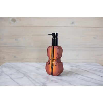 Riles Music Violin Lotion Dispenser -  Ebern Designs, DBDFC13597634441AC639D2415ED7E0B