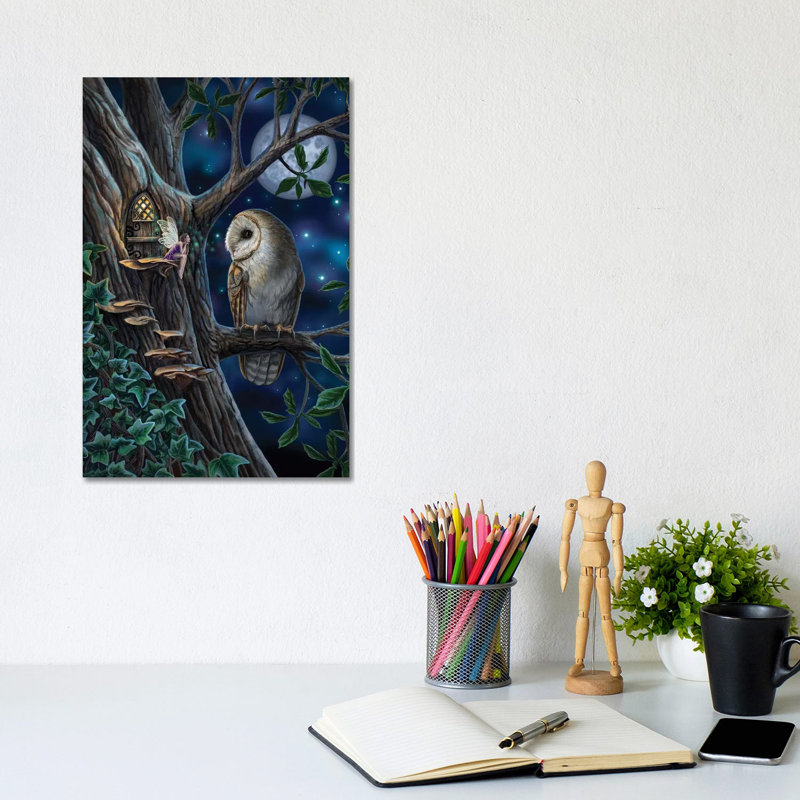 « Fairy tales » par Lisa Parker-impression d’art graphique, Pas de tapis, Toile tendue, H 12 po x l 8 po x P 0,75 po