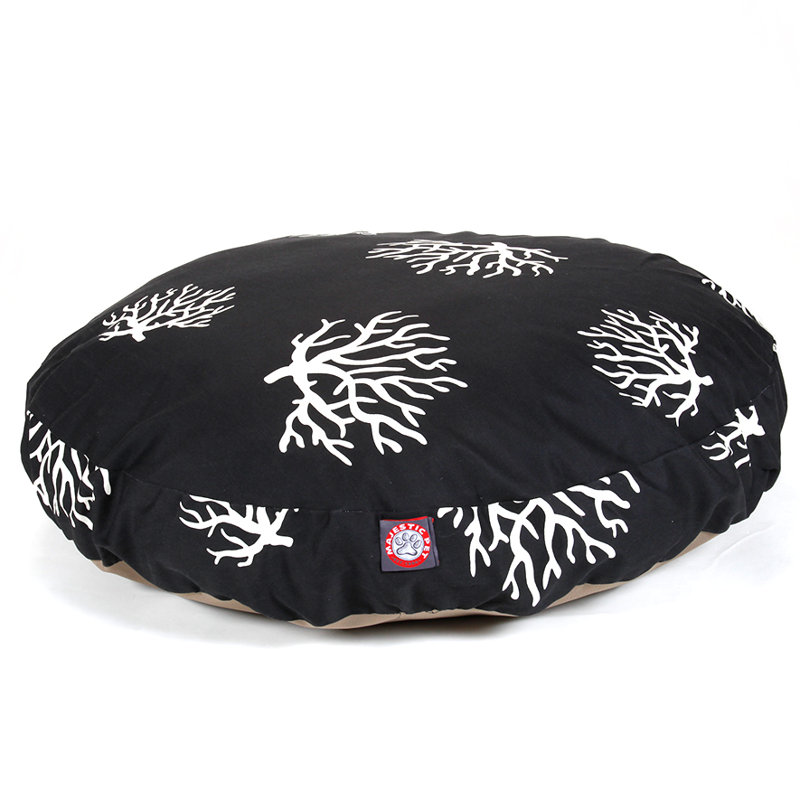 Coussin Majestic Pet, Petit (l 30 po x P 30 po x H 4 po), Noir