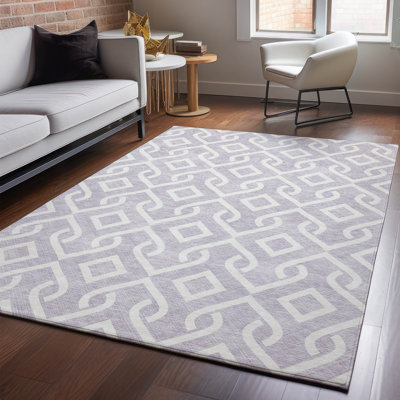 Premium Machine Washable Cerrito Lavender Rug
