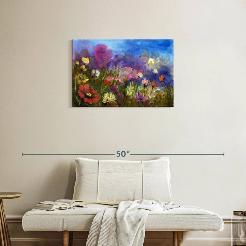 Alvord Spring Season Flower Field, 20" H x 30" W