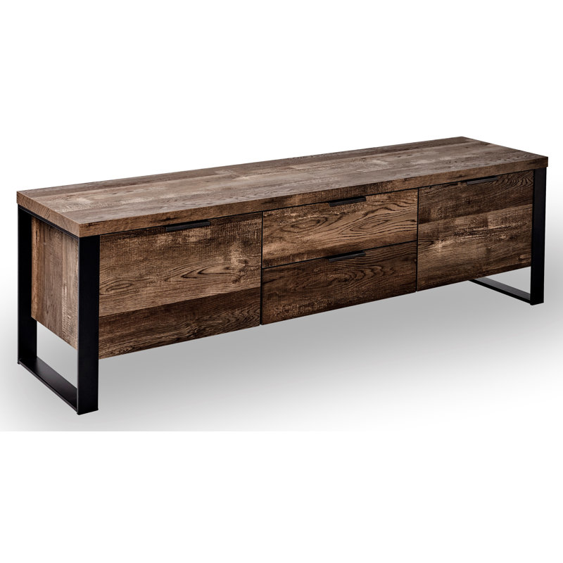 Apogee TV Stand for TVs up to 65", Vintage Oak