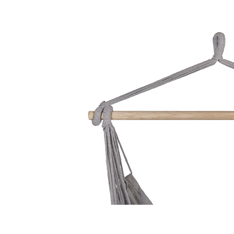 Balibo Cotton Hanging Chair, Light Grey