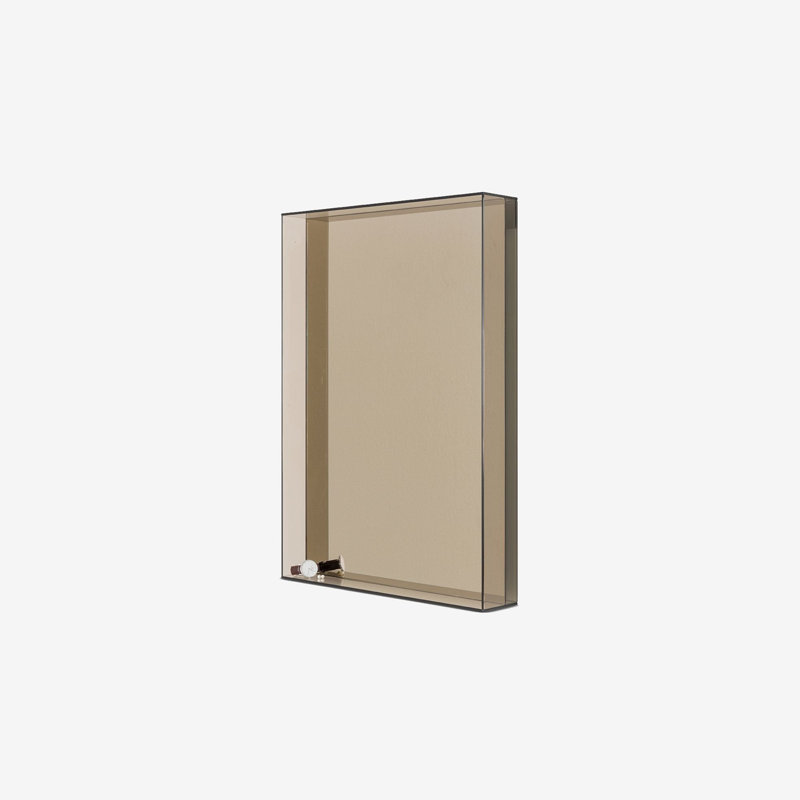 Lucent Rectangle Glass Wall Mirror, 29.53" x 20.87", Bronze