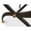 Leather Accent Stool