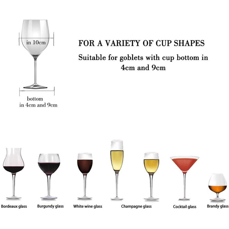 Porte-verres à vin avec porte-verres Dorelli