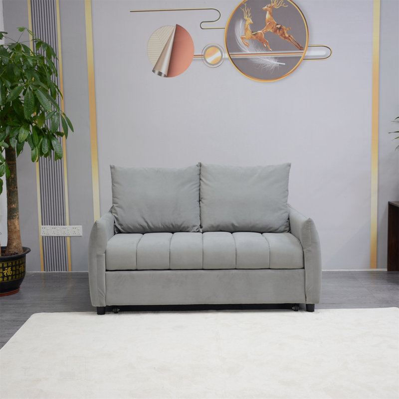 Causeuse-lit convertible Modern, Light Grey