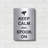 Trinx 'Keep Calm And Spook On' by Lettered & Lined, Metal Wall Art-1370626151