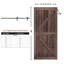 Porte de grange en bois lambrissé brut-89281940